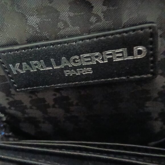 Karl Lagerfeld Paris Cellphone Crossbody Purse - Picture 4 of 6